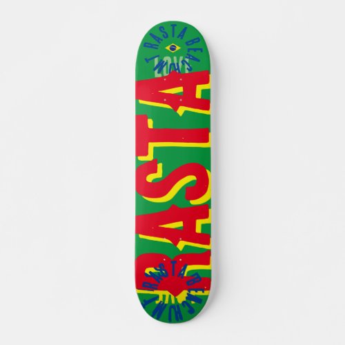 RASTA  BRAZIL  7 34 Skateboard Deck