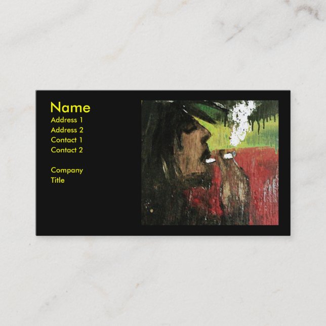 Rasta Business Card (Front)