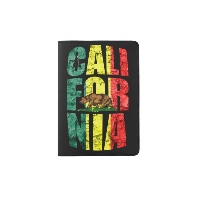 Rasta California Passport Holder (Front)