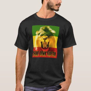 Rasta Chant Down Babylon Lion T-shirt