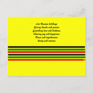 rasta christmas postcards-irie rasmas postcard