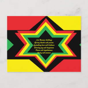 rasta christmas postcards-irie rasmas postcard