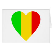 Rasta Colored Heart (Front Horizontal)