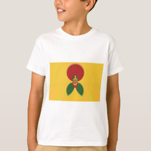 Rasta Colors Abstract Art Print T-Shirt