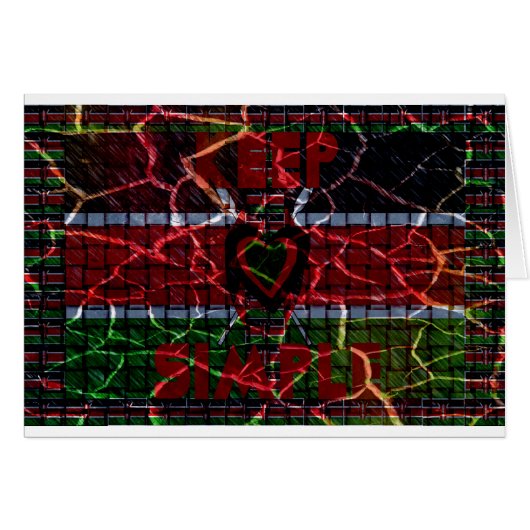 Rasta colors cards (Front Horizontal)