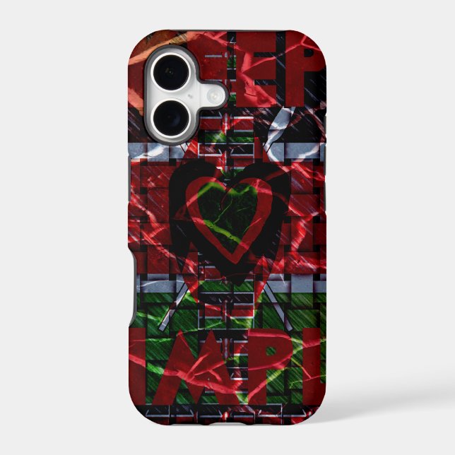 Rasta colors iphone case (Back)