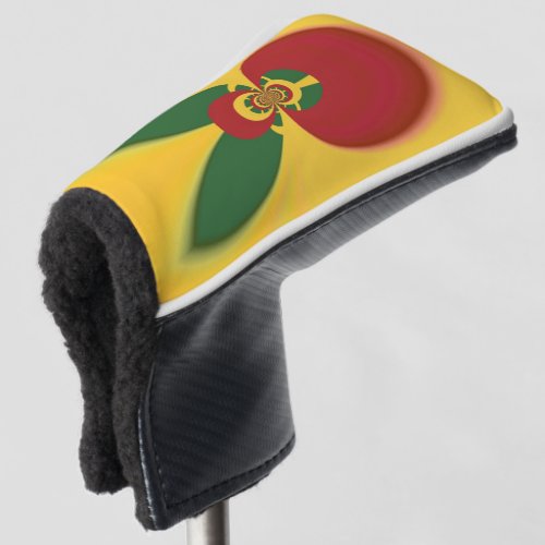 Rasta Colors Red Golden Green Golf Head Cover