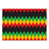Rasta Diamond Pattern Cards (Front Horizontal)