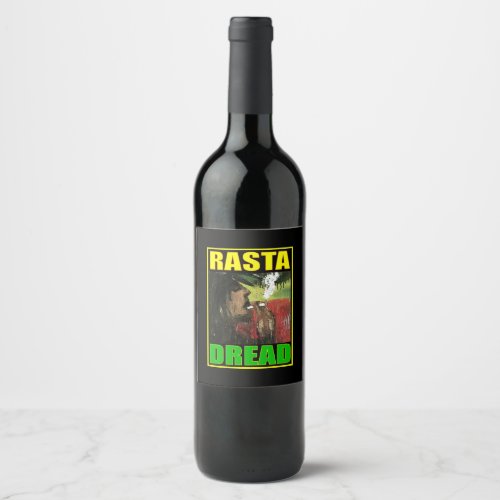 RASTA DREAD BLACK WINE LABEL