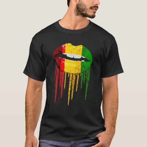 Rasta Dripping Lips Rastafarian Reggae Clothing T_Shirt