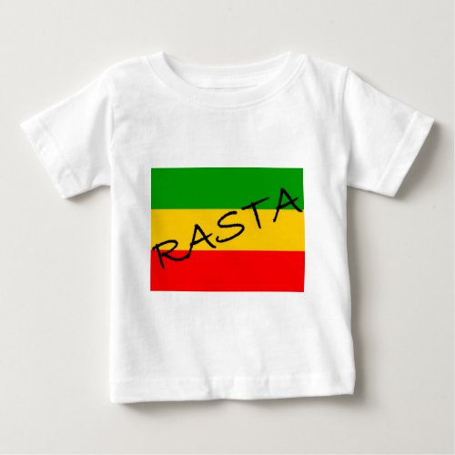 Rasta Flag Baby T_Shirt