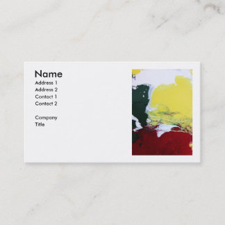 Rasta Flag Business Card