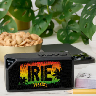 Rasta Flag Colors Jamaican IRIE Reggae Music Bluetooth Speaker