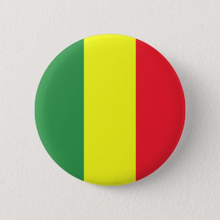 Rasta Flag Pinback Button