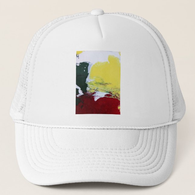Rasta Flag Trucker Hat (Front)