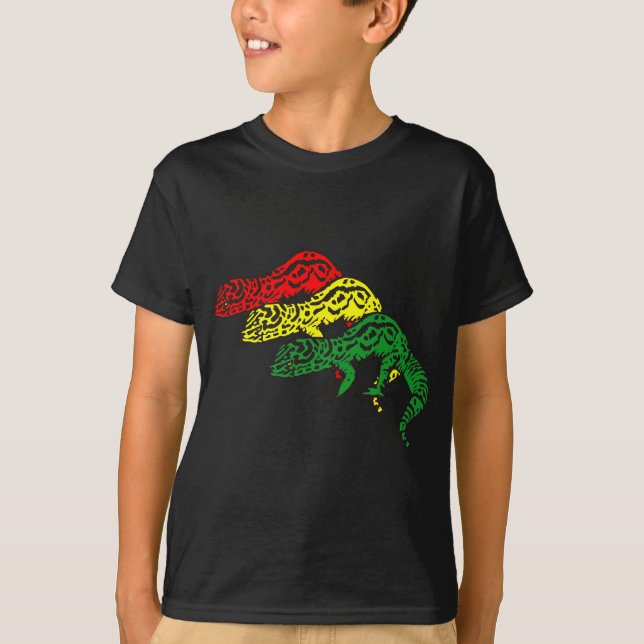 Rasta Geckos T-Shirt (Front)