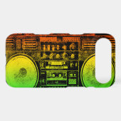 Rasta ghetto blaster Case-Mate iPhone case (Back (Horizontal))