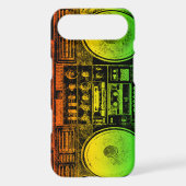 Rasta ghetto blaster Case-Mate iPhone case (Back)