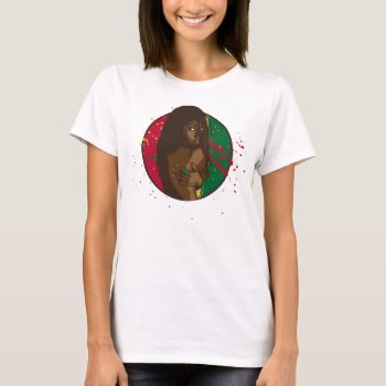 Rasta Girl T-shirt by brev87 at Zazzle