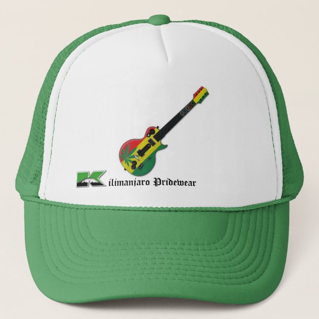 rasta guitar tracker hat (Front)