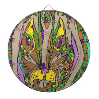 Rasta Hare Dartboard With Darts