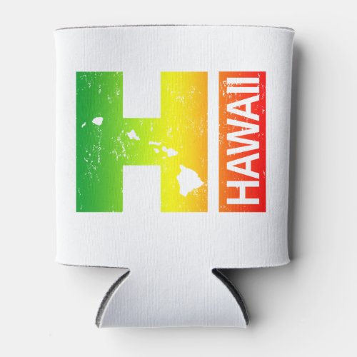 Rasta Hawaii Islands HI Can Cooler