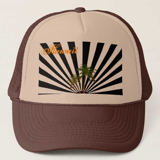 Rasta Hawaii Trucker Hat (Front)