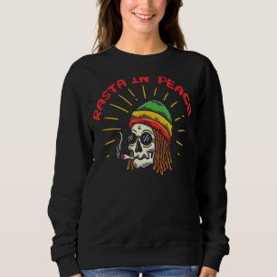 Rasta In Peace Reggae Style For Reggae Music Sweatshirt