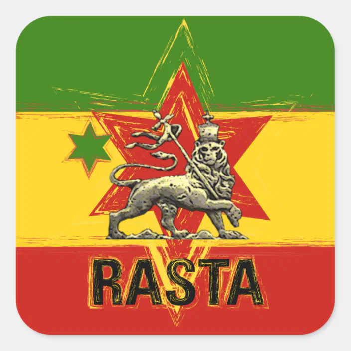 Sticker aufkleber jamaica rasta reggae lion judah one love rastafarai ref26 jah 