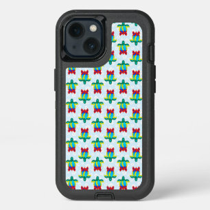 Rasta Island Colors Tribal Turtle Floral iPhone 13 Case