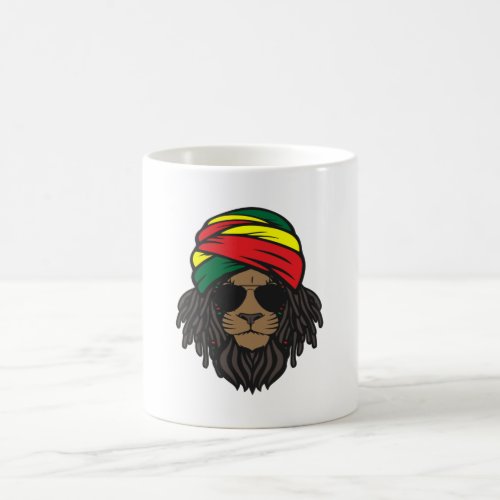 Rasta Jamaica Lion Style Coffee Mug