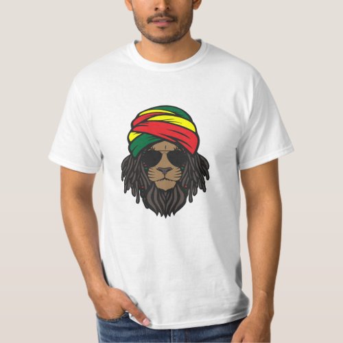 Rasta Jamaica Lion Style T_Shirt