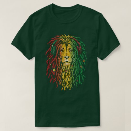 Rasta King Of Zion Mens T_Shirt
