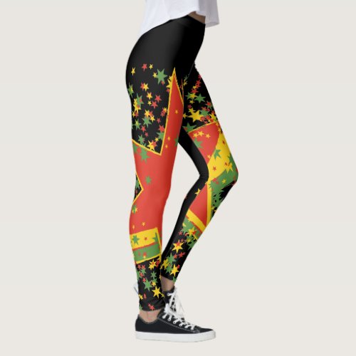 Rasta Leggings Star Explosion