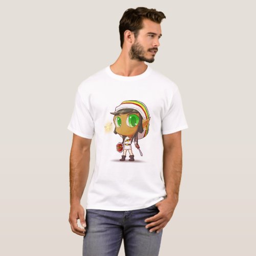 Rasta Link _ Legend of Zelda Fan Fiction Apparel T_Shirt