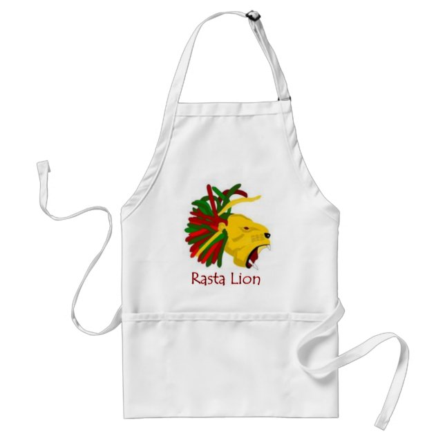 Rasta Lion Adult Apron (Front)