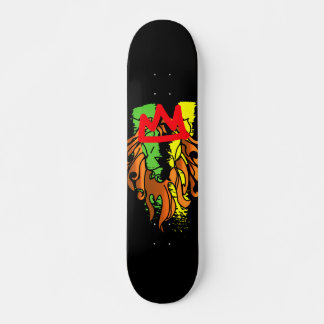 Rasta Lion Crown Skateboard