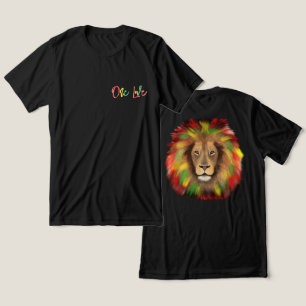 rasta lion head red green yellow Jamaica one love Tri-Blend Shirt