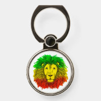Rasta lion head red yellow green drawing Jamaica