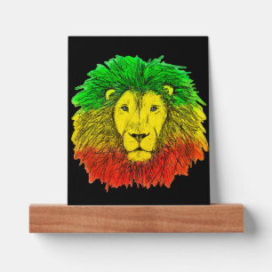 Rasta lion head red yellow green drawing Jamaica  Picture Ledge