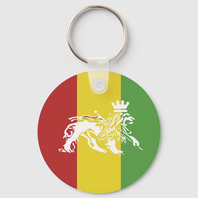 Rasta Lion Key Chain (Front)