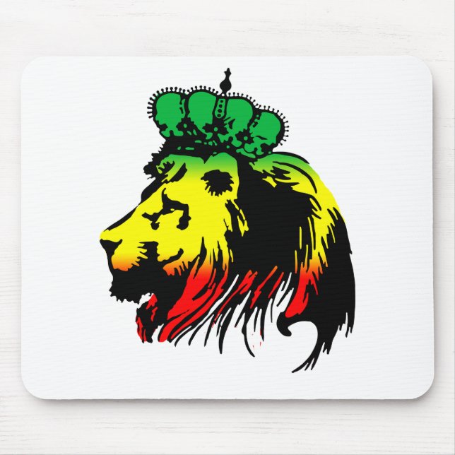 Rasta Lion of Judah Mouse Pad (Front)