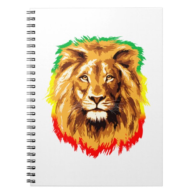 Rasta Lion of Judah Notebook (Front)