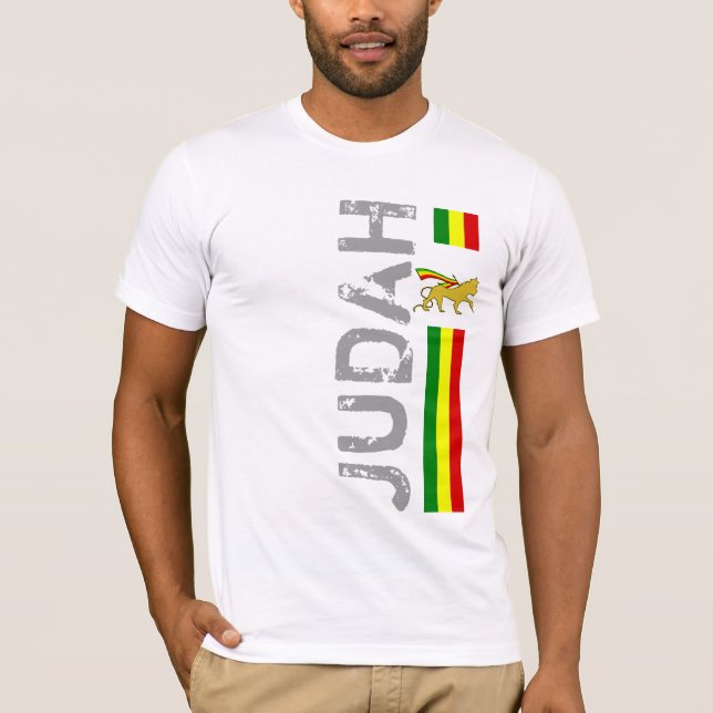 RASTA Lion of Judah | Red Gold Green T-Shirt (Front)