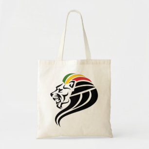RASTA Lion of Judah Red Gold Green Tote Bag