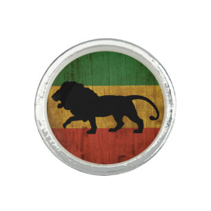 Rasta Lion of Judah Ring