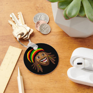 Rasta Man One Love Keychain