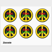 Rasta One Love Sticker | Zazzle