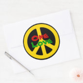 Rasta One Love Sticker | Zazzle