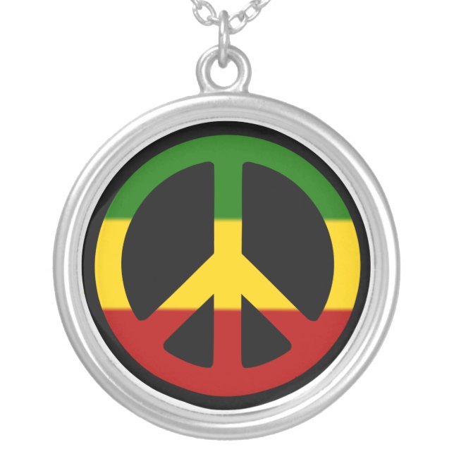 Rasta Peace Necklace (Front)